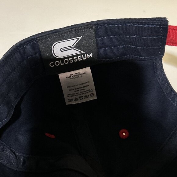 NEW Arizona Wildcats Navy Red Round Patch Embroidered Colosseum  Cap Hat - Picture 8 of 8